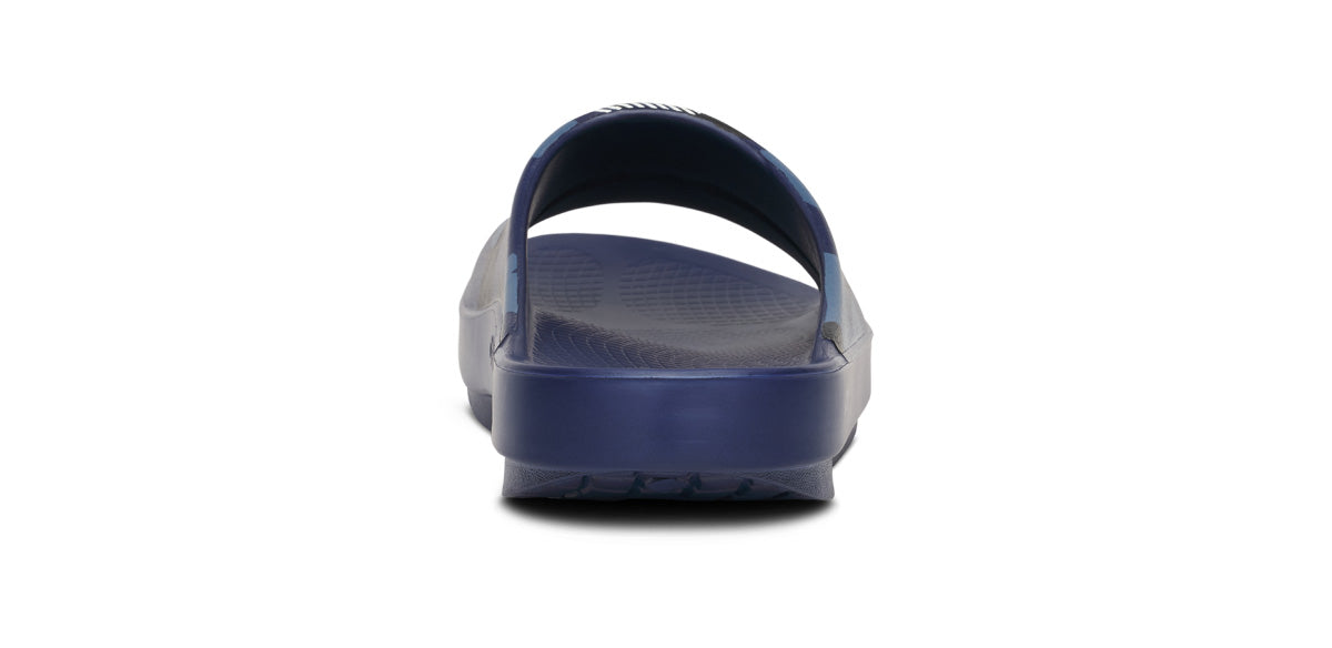FJ X OOFOS Women's OOahh Sport Slide Sandal - Navy Camo - Image 5