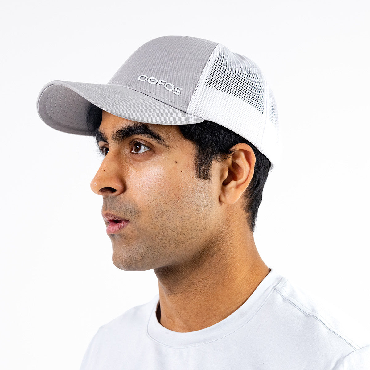 OOsnap Cap Unisex - White Gray - Image 4